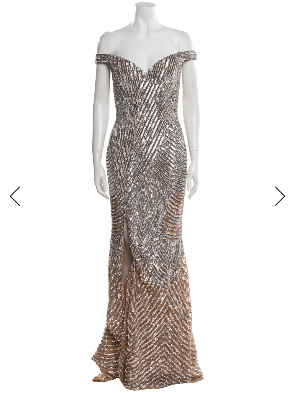Silver Portia & Scarlett Pageant/Prom Dress